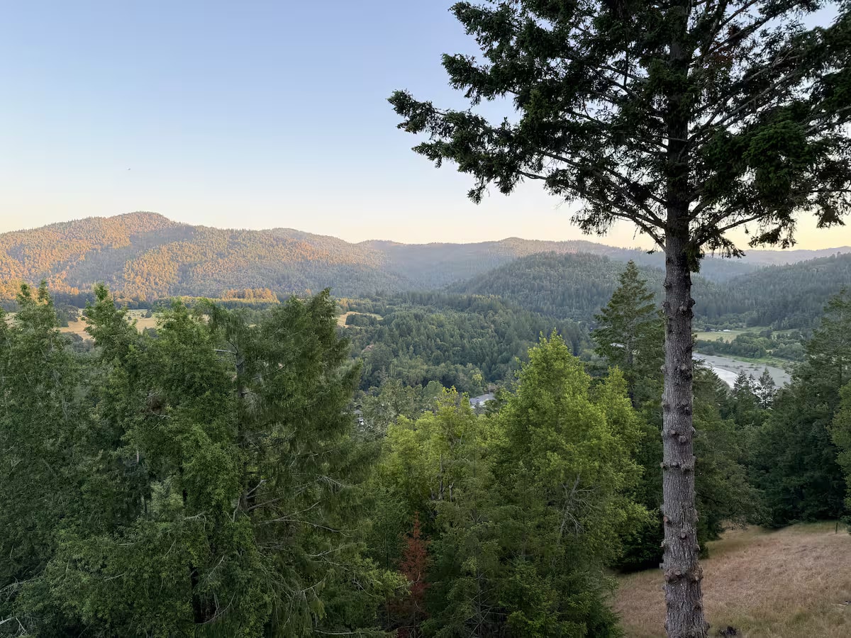 Eel River Valley view from Cliff House